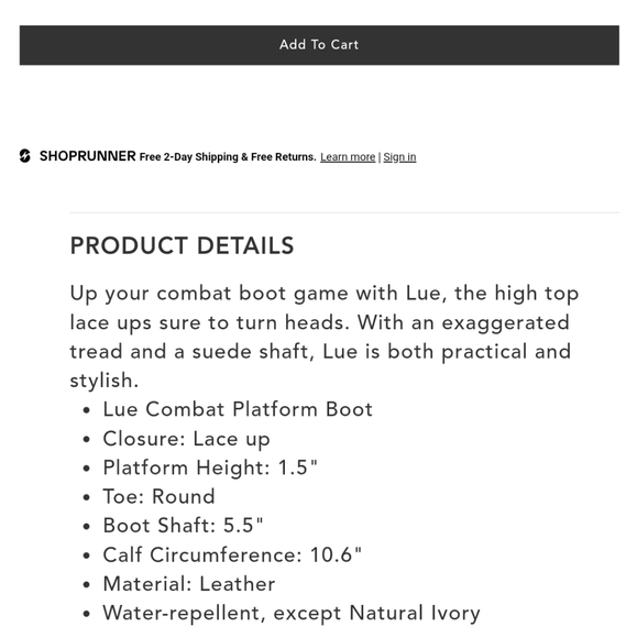 Lue Combat Boots - Picture 16 of 16